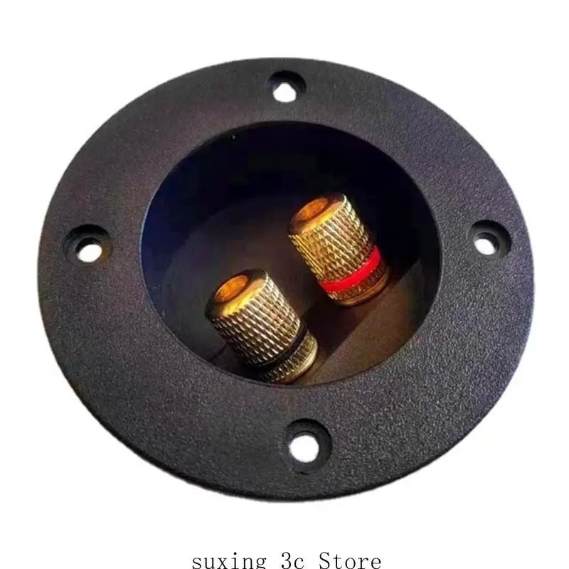 e8be 2ウェイスピーカーボックスクランプホームカーステレオバインディングポストスプリングカップコネクタ