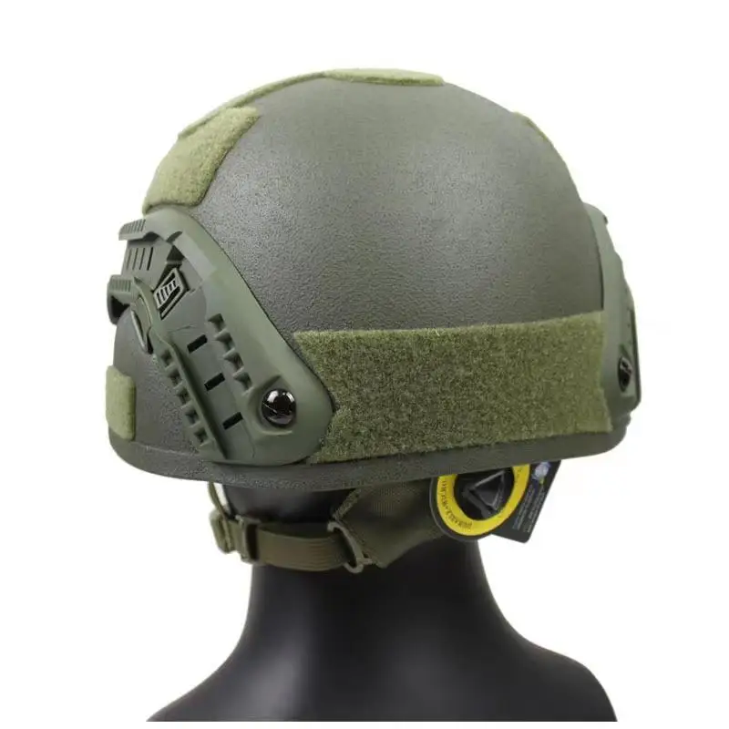 UHMWPE High Cut Ballistic Helmet MICH2000 With Wendy 2 Generation Suspension System NIJ Class IIIA Bulletproof Tactical Helmet