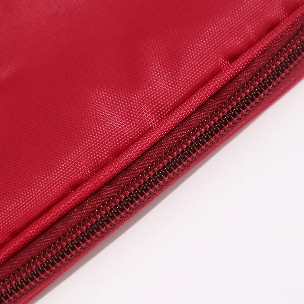 Simple Oxford Pen Bag Ultra-thin Portable Pencil Case Multi-functional Stationery Pouch Students Gift
