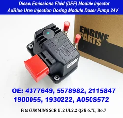 Brand NEW 4377649 A050S572 DEF Module Urea Injector Dosing Module Pump Nozzle 2115847 5578982 1900055 1930222 For CUMMINS Engine