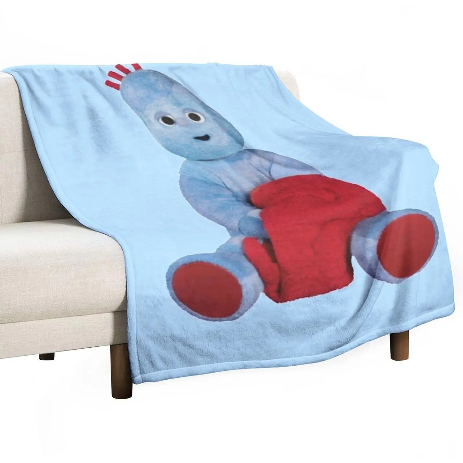 

IgglePiggle In the night garden Throw Blanket Fluffy Blankets Large bed plaid Flannel Blanket
