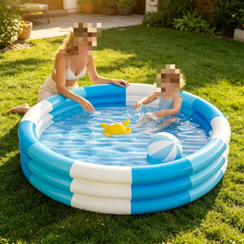 1PC-Pool party/household outdoor inflatable water interactive paddling pool, outdoor folding swimming pool
