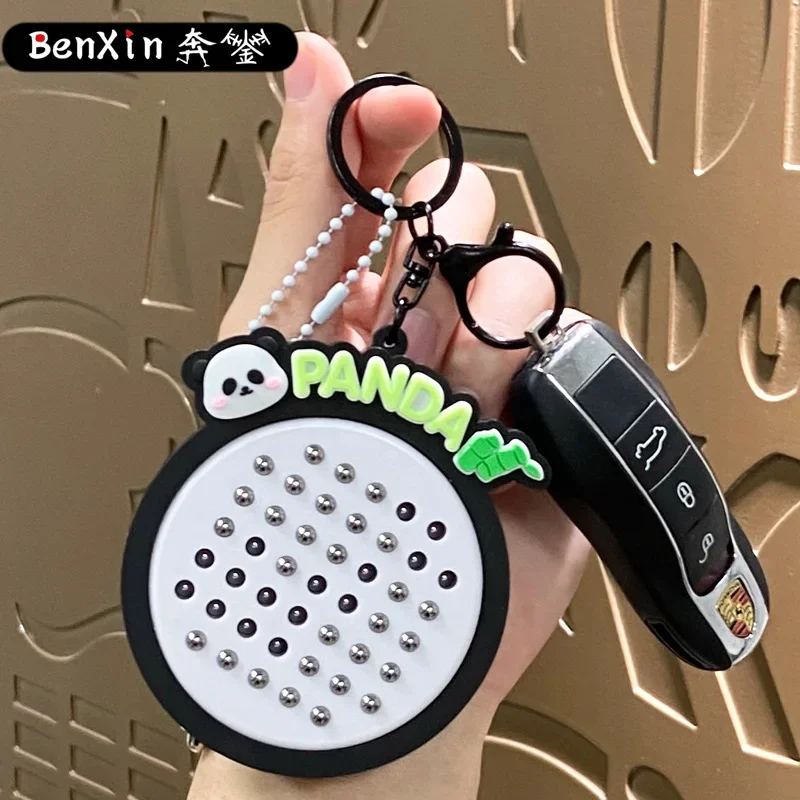 Llaveros Minso, colgantes de mochila escolar, colgantes de llaves de juguete de alivio de presión y escape, colgantes de bolsa