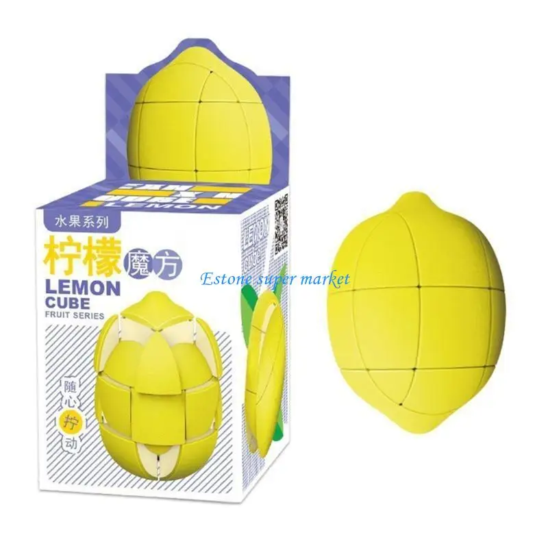 090B Fingertip Toy Cube Fruit Puzzle Cube Pressure Relief Toy for Adult