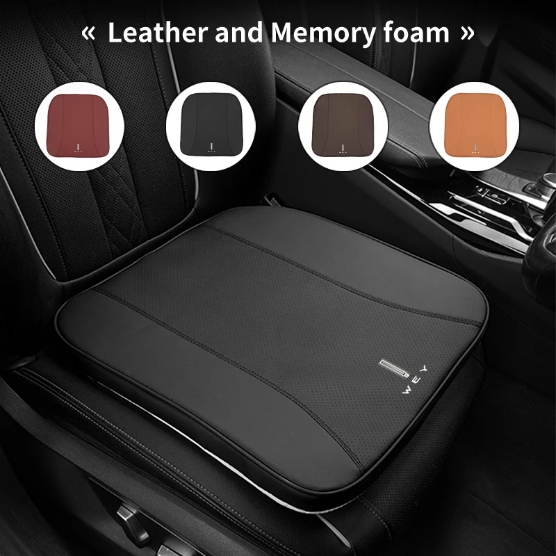 Breathable Leather Car Seat Booster Cushion For WEY GREAT WALL HAVAL H6 H9 M6 F7 F7X POER Soft Memory Foam Auto Protection Mat