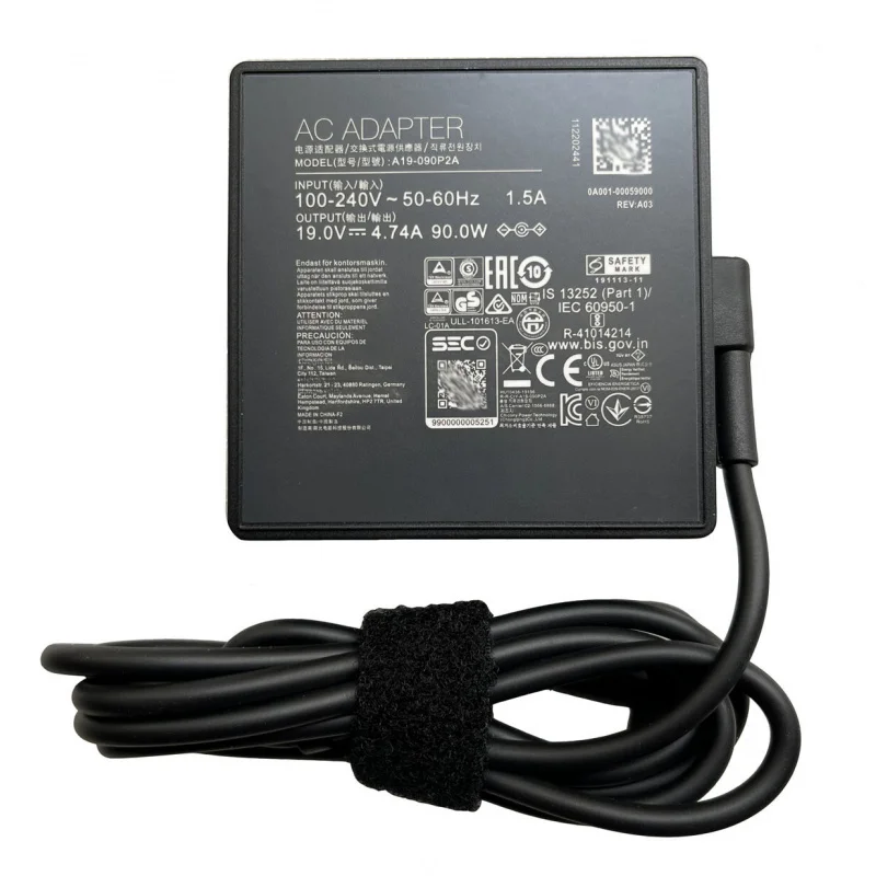 LL Original 90W AC Adapter Charger For ASUS Vivobook 15X OLED M1503 M1503QA 4.5mm