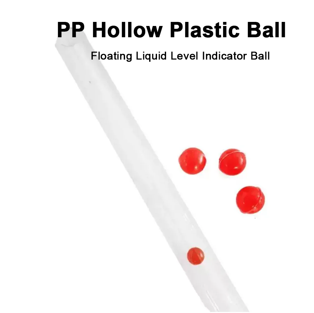  Red Polypropylene PP Hollow Plastic Ball Dia 5/6/6.5/8/10/12/15/20/50mm Precision Sphere Floating Liquid Level Indicator Ball