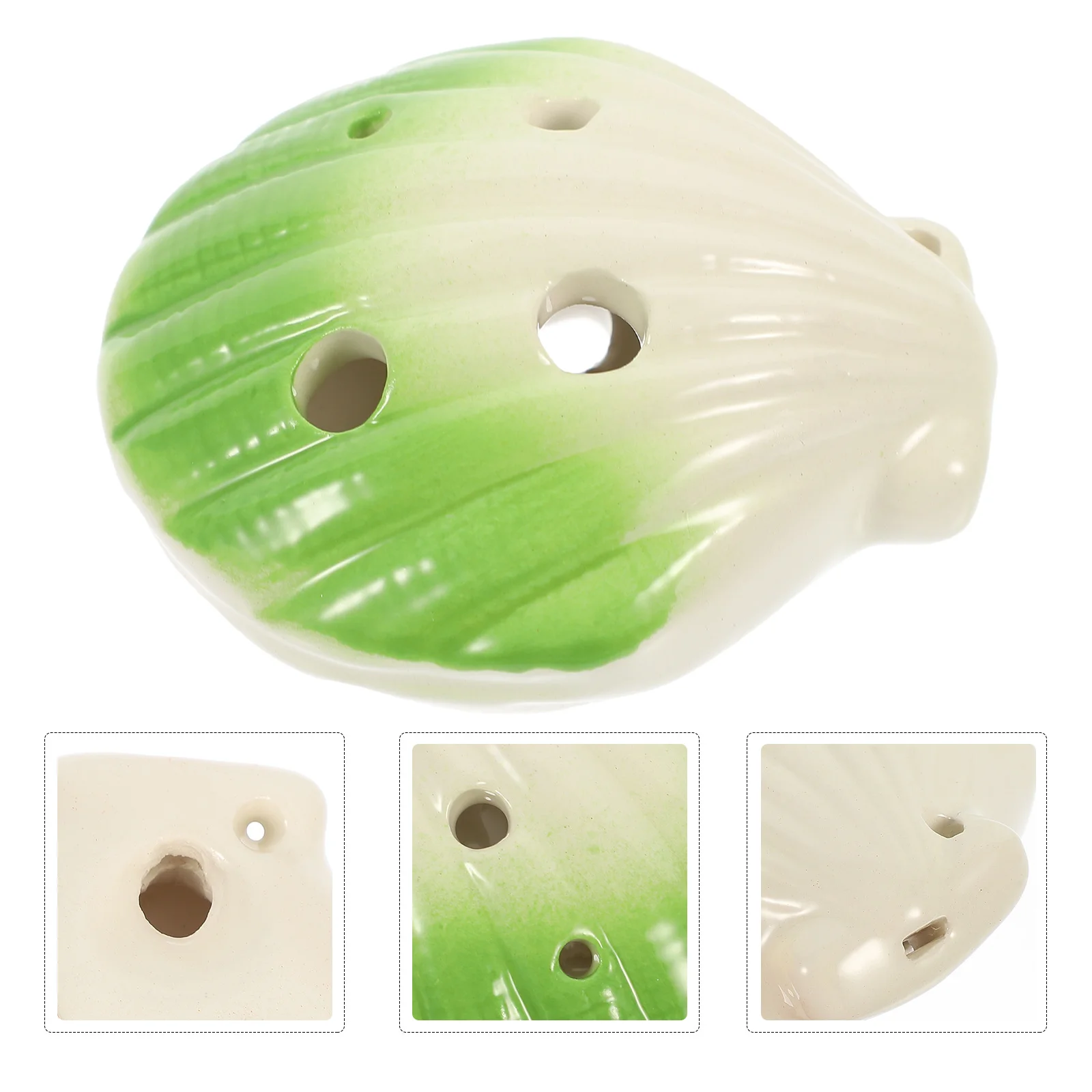 

Ceramic 6 Hole Shell Ocarina Beginner Wind Instrument Practice Musical Instrument Portable Creative 6 Holes Ocarina