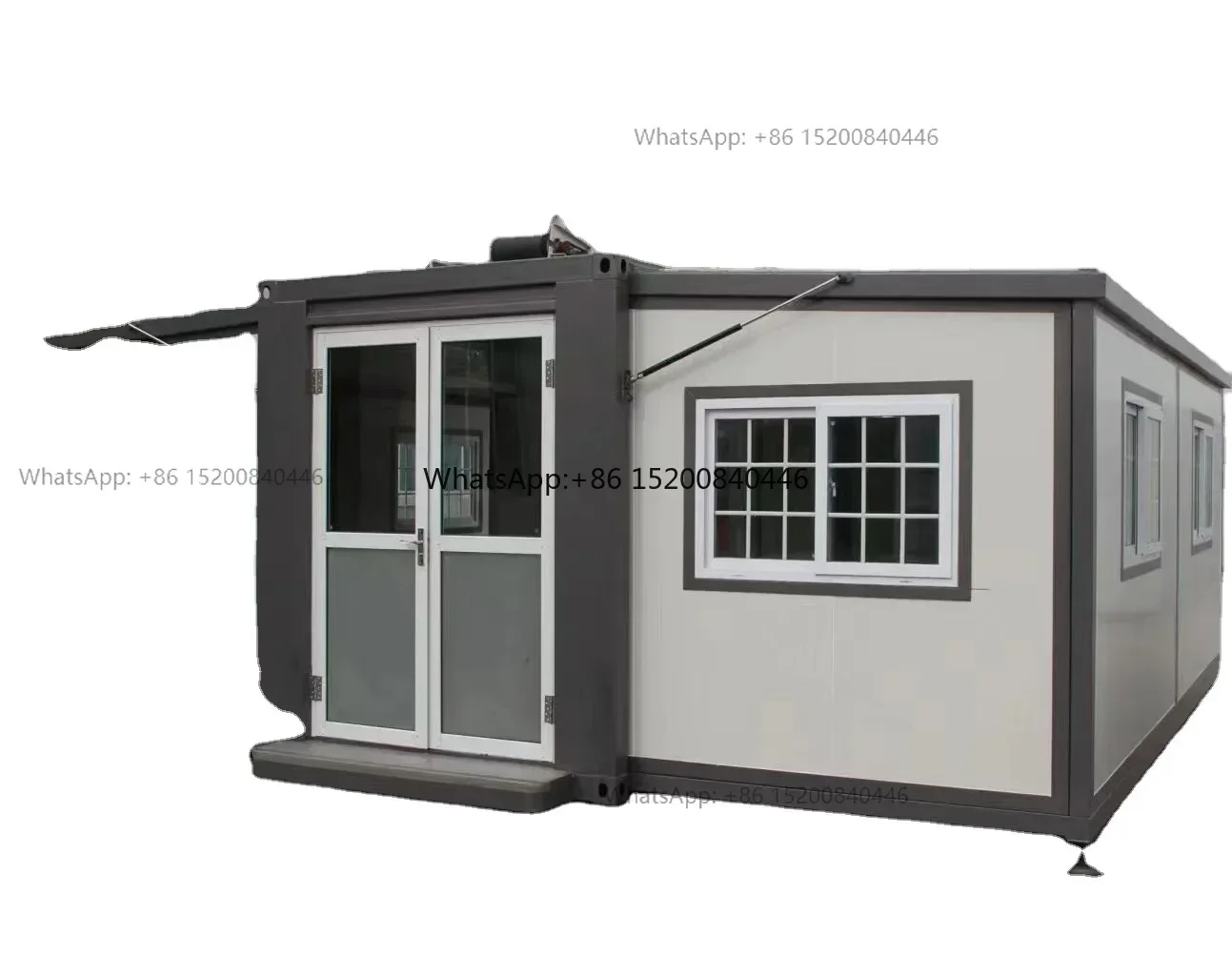 Factory Prefabricated L Hurricane Proof House Prefab Beach Flat Pack Container Home Villa with Floor Plan