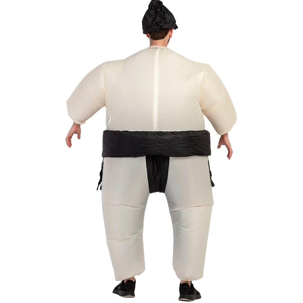 Lustiges, mehrfarbiges, aufblasbares Sumo-Kostüm für Erwachsene, Unisex, Halloween-Party, Tanzvorstellung, Cosplay, Bühnenkostüm, Requisiten, Accessoires – Detail 6