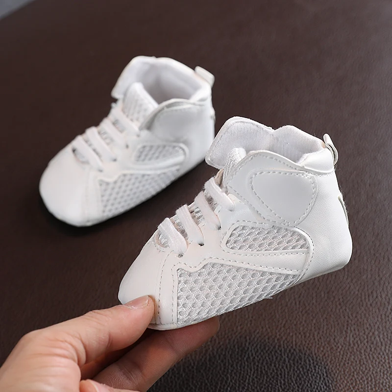 0-18M Baby Sports Sneakers Newborn Baby Boys Girls Print First Walkers Shoes Infant Toddler Anti-slip Baby Shoes