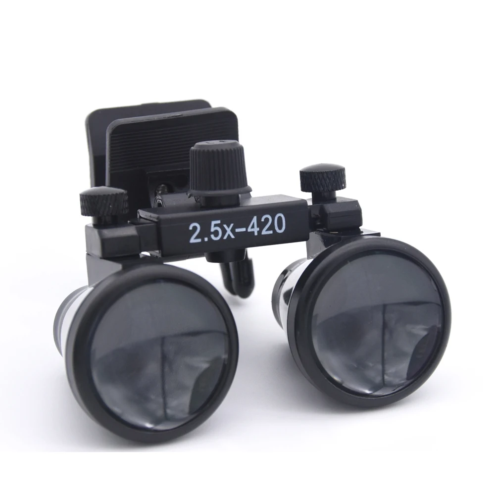 

Dentistry Binocular Magnifier 2.5X 3.5X Ultra-lightweight Optical Loupes 320-420mm Magnifying Glass for Dental Surgery