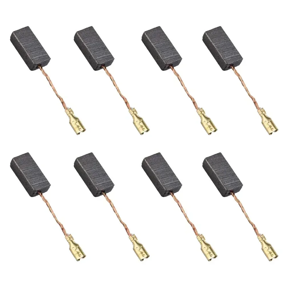 WearResistance Carbon Brushes With Wire Leads And Brush Springs Attached For Bosch Angle Grinder Carbon Power Tool