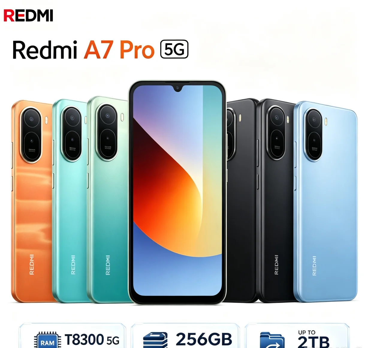 2026 Worth Buying Redmi A7Pro Global Unlocked Smartphone 8+256GB Large Storage 6.9