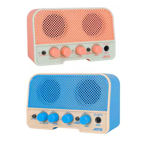 JOYO JA-02 II Mini Guitar Amplifier Speaker 5W Portable Bluetooth Electric Guitar Amp Speaker Built-in Rechargeable Battery