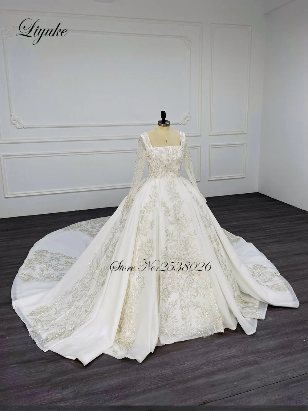 Liyuke 2024 Special Discounted PRICE Of Customize Link A Line Wedding Dresses