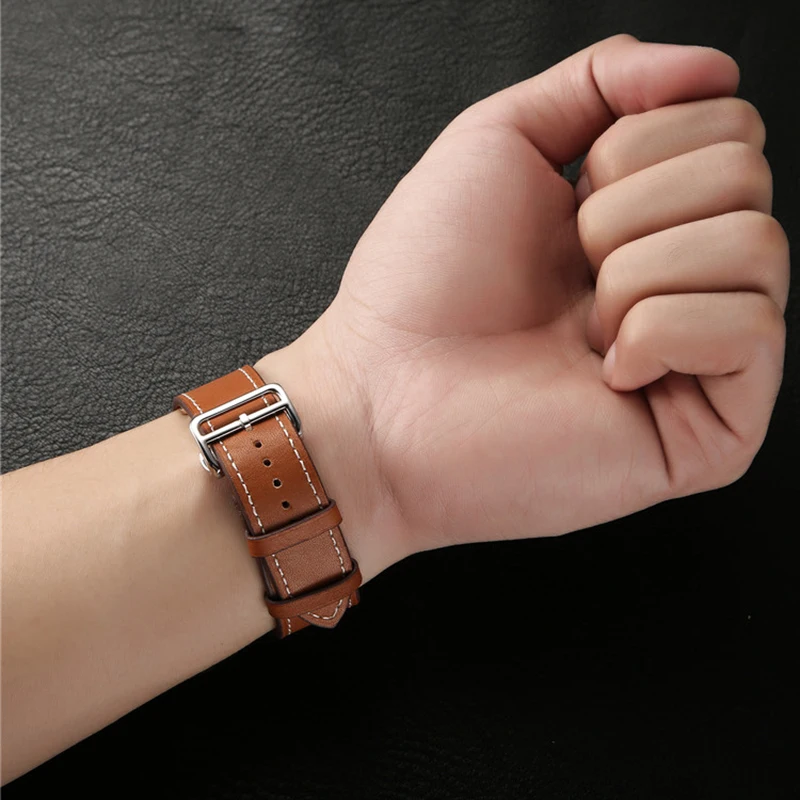 Leather Band for Google Pixel Watch Strap Betl Smartwatch Metal Connectors Accessories Bracelet Google Pixel for Hermes Correa