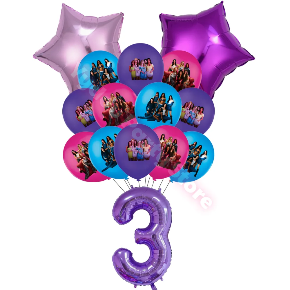 Idol K&Katseye Verjaardagsfeestje Gunsten Armband Sticker Sleutelhanger Kpop Meisje Ballonnen Feestdecoratie Fans Geschenken Babyshower Suppli