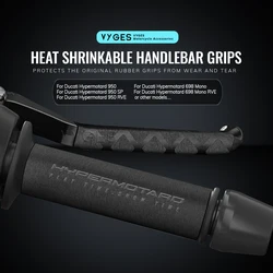 Motorcycle Heat Shrinkable Handlebar Grips Clutch Brake Lever Cover Grip Glove Non-slip For Ducati Hypermotard 950 698