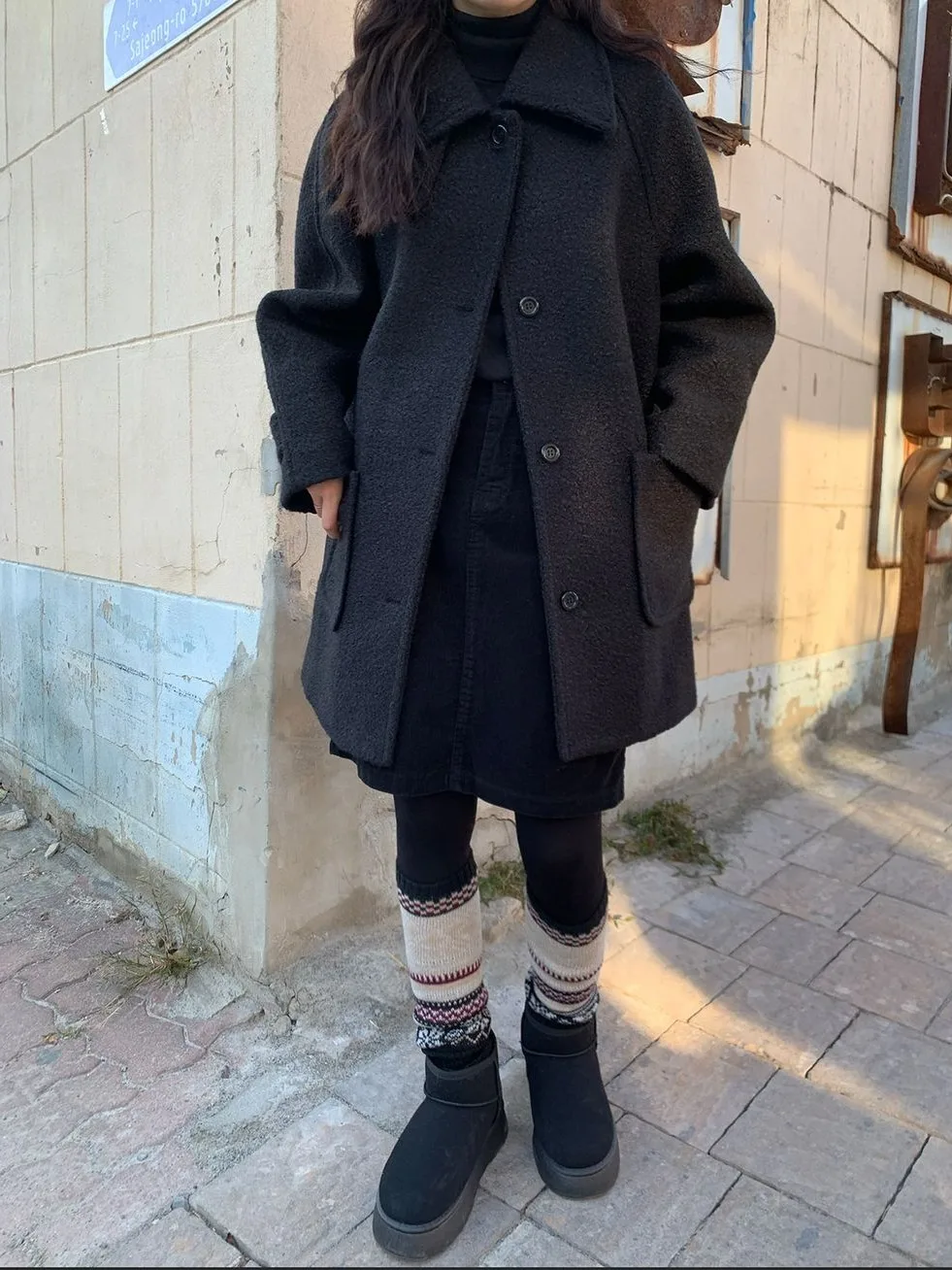 Korean Style Women's Thickened Cotton Lined Woolen Coat Soft Warm Autumn Winter Outerwear Elegant Beige Color Street Fashion