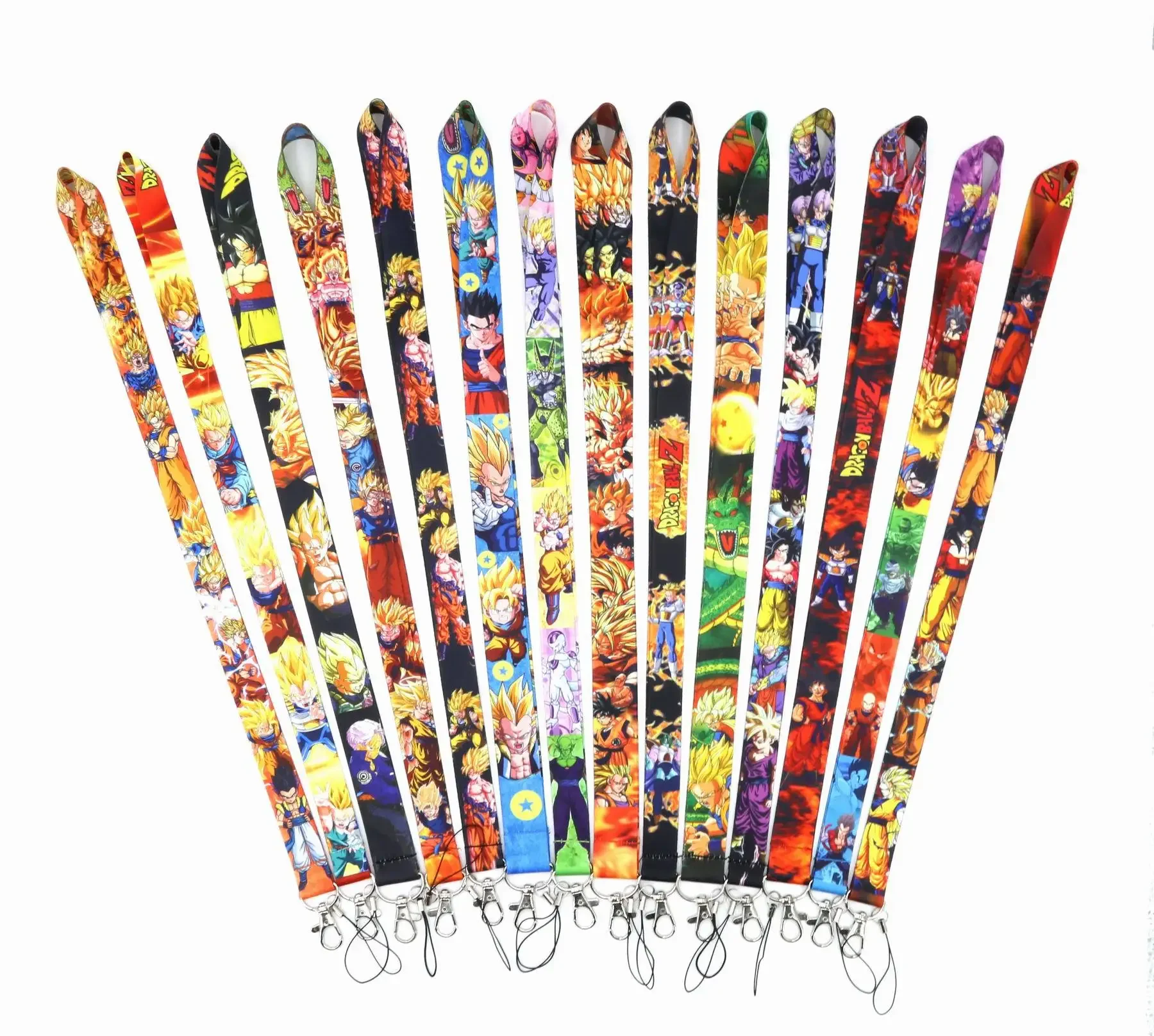 Dragon Ball Z Goku Lanyard Child Women Men Mobile Phone Keychain Lanyards Vegeta Cute Charm Strap Anime Neck Straps Accessories view 3