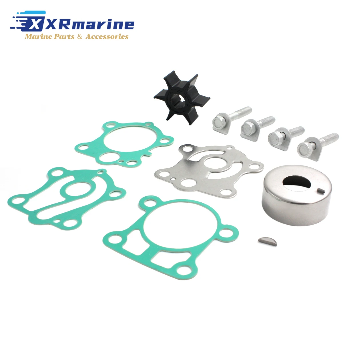 

Комплект для восстановления рабочего колеса водяного насоса, совместимый с лодочными подвесными моторами Yamaha 25HP 30HP 25J 30D 2-тактные