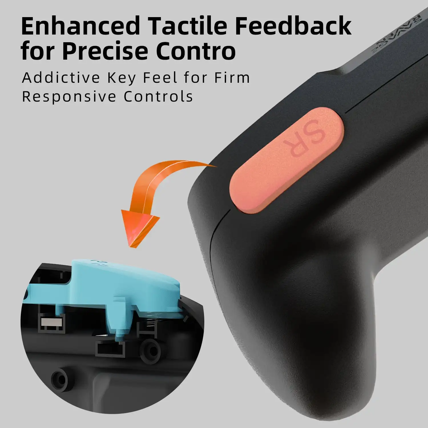 Savage Raven by Skull & Co. MiniGrip: Joy-Con Grip for Nintendo Switch 2 Game Console Left Right Controller Joystick Hand Holder