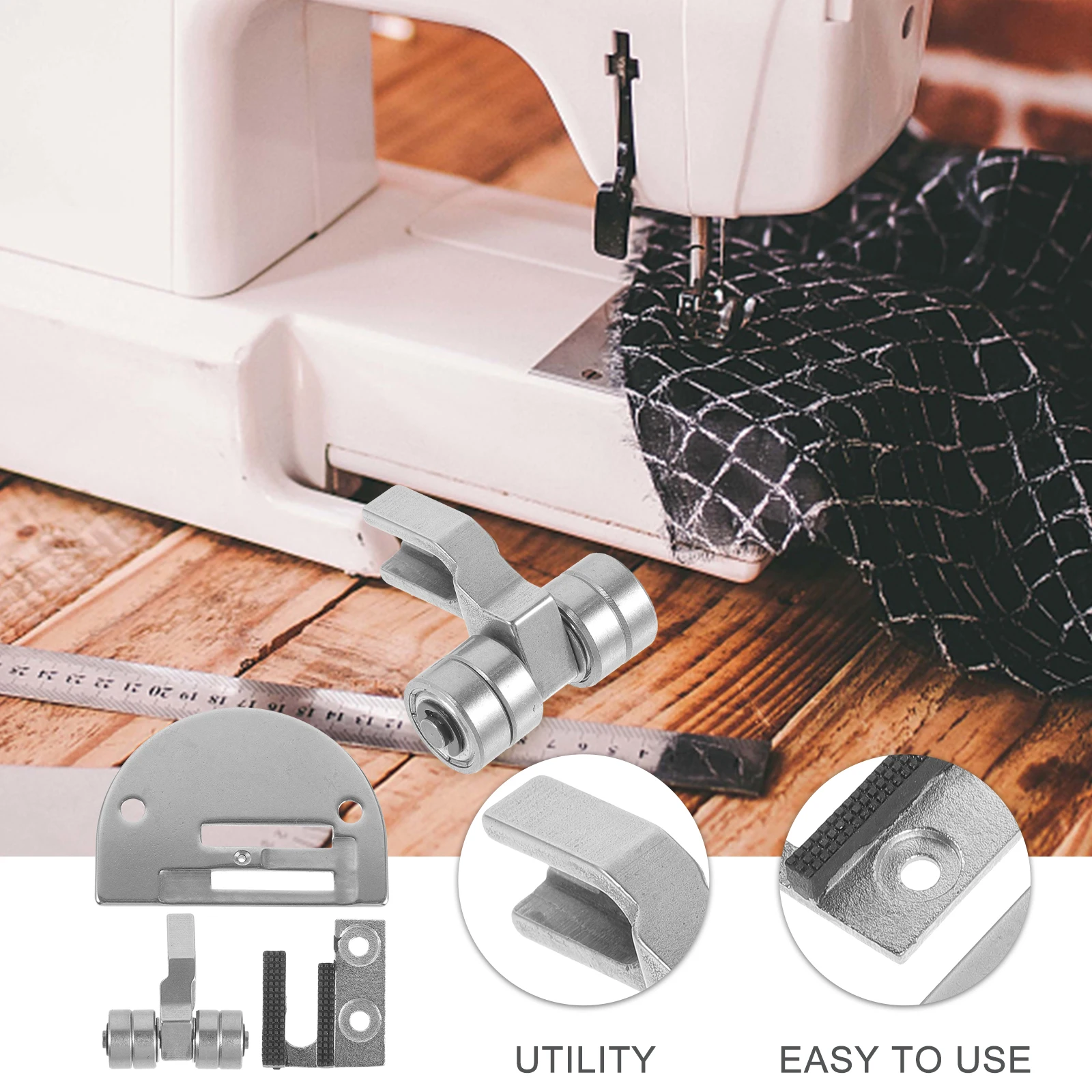 

1 set 1 Set Of Presser Foot Replacement Part Household Sewing Needle Plate Heavy Duty Craft Sewing Feed Dog For