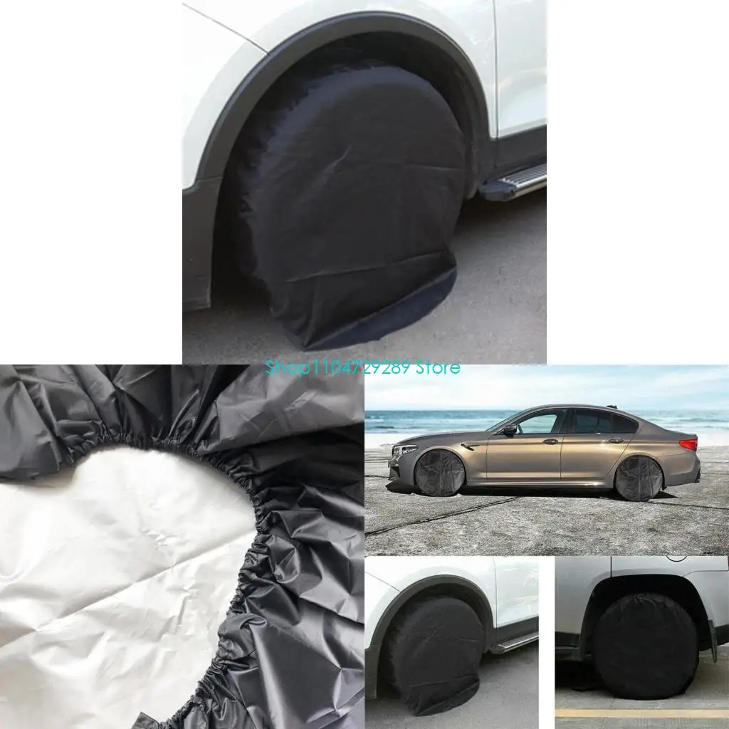 

D8KE Spare Wheel Bag Waterproof-Sun 4 Season Protective Cover Tote Protector Case for RV-Camper Trailer Car Styling Motorhome