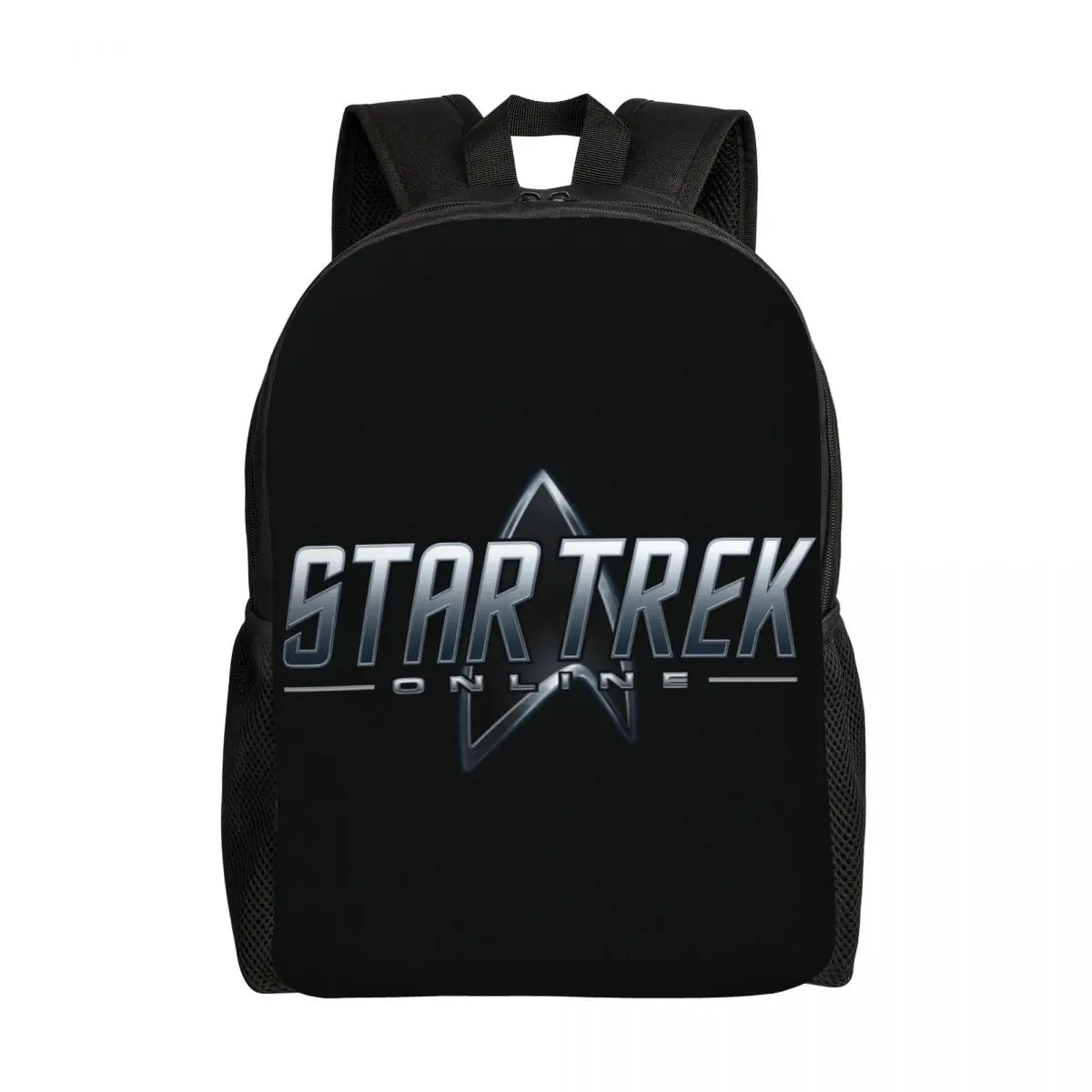 Customized Star Trek Laptop Backpack Women Men Casual Bookbag for School College Student Science Fiction TV Series Bags