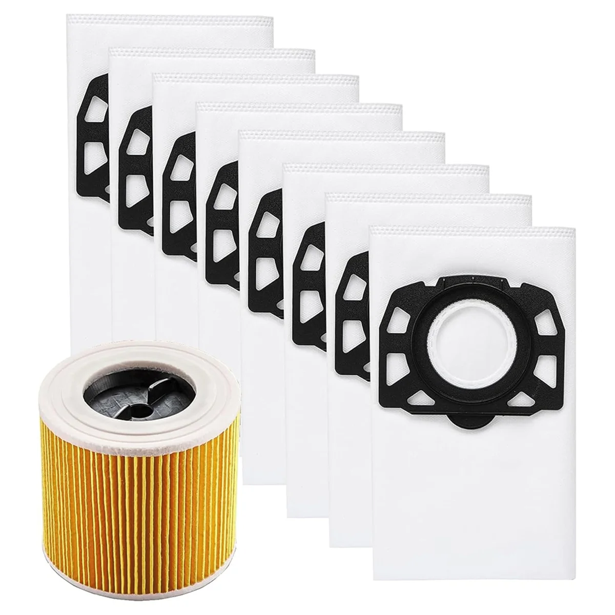 

KFI 357 Vacuum Cleaner Bags for Karcher WD2 Plus / WD3 / WD3 Battery / SE 4001 / SE 4002 /Dry Vacuum Cleaner 2.863-314.0