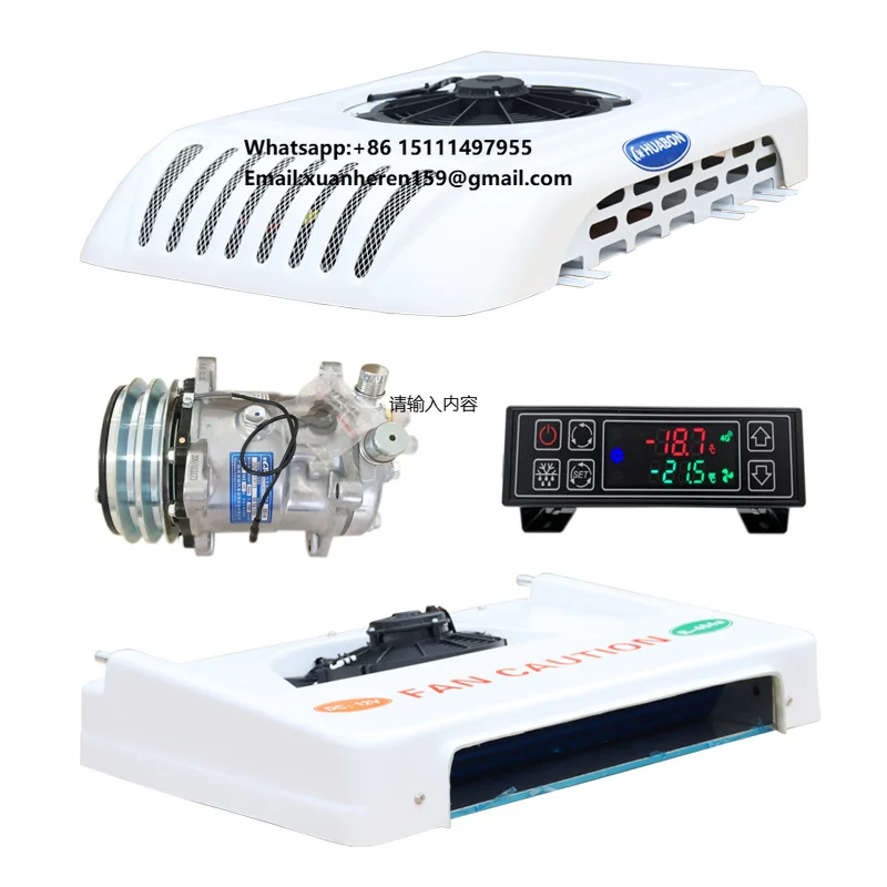 Hot Sale 12V Direct Drive Vehicle Small Freezer Chiller Unit 24V Rooftop Mounted Van Refrigeration Units