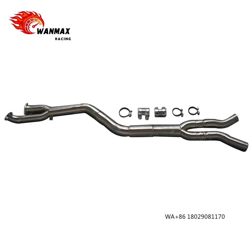 

Высокопроизводительная выхлопная труба из нержавеющей стали 304SS, одинарная, средняя секция для G8X G80 G82 M3 M4 S58 3.0T