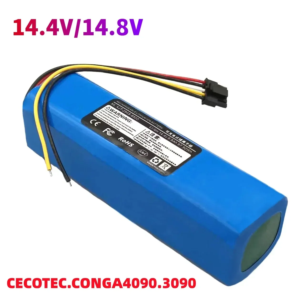 

100% НОВЫЙ CECOTEC.CONGA4090.3090.Аксессуары, литиевая батарея, аккумуляторная батарея подходит для ремонта и замены