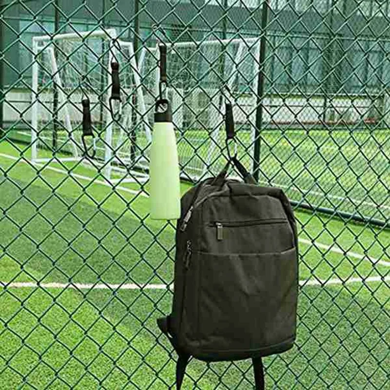 6 Pcs Fence Hooks For Baseball Bag, Hooks With Nylon Safety Buckles Fence Hooks For Outdoor Sports Baseball,Softball