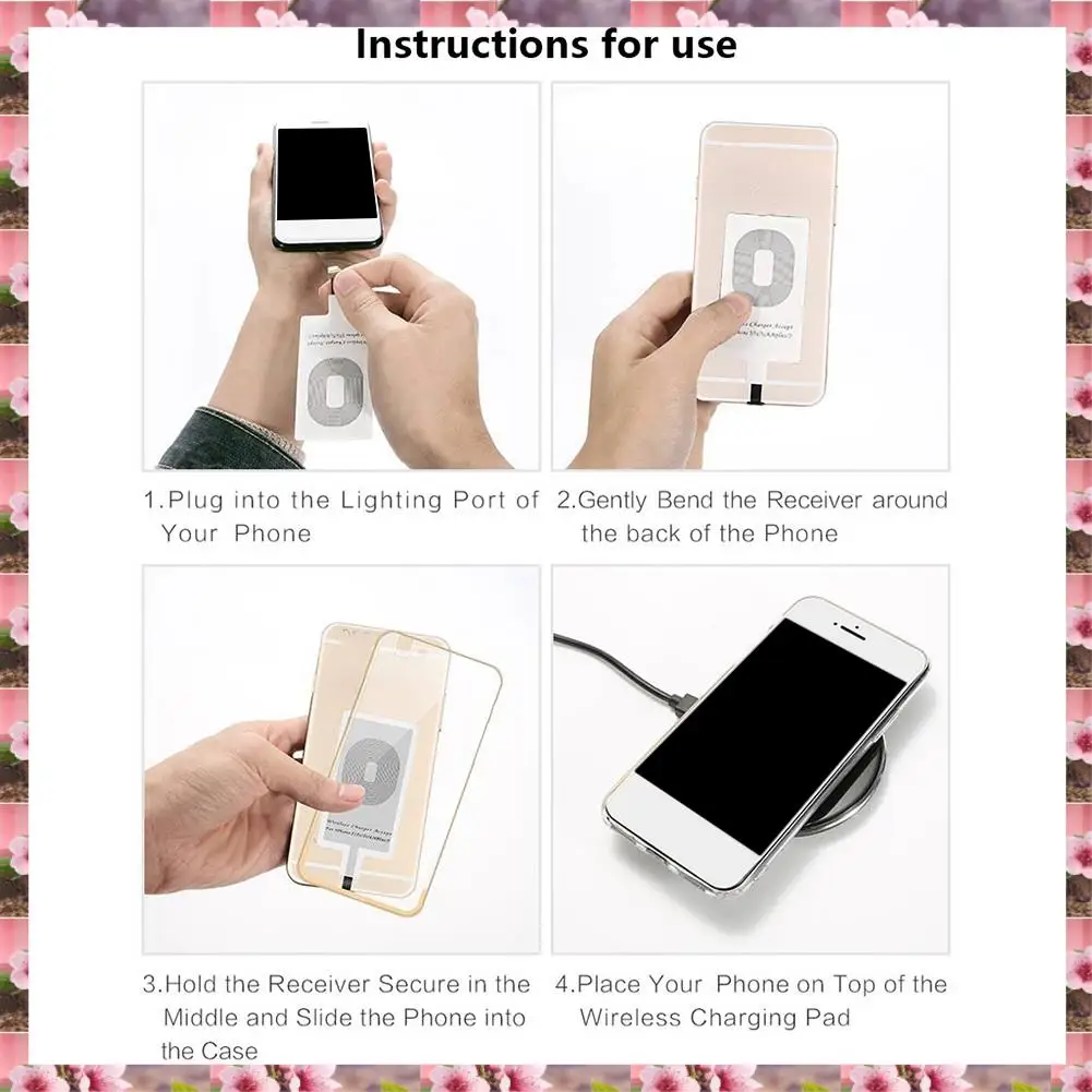 

2025 Lightweight Wireless Charging Receiver Universal Fast Wireless Charger Adapter,Lightweight Wireless Charging Receiver Unive