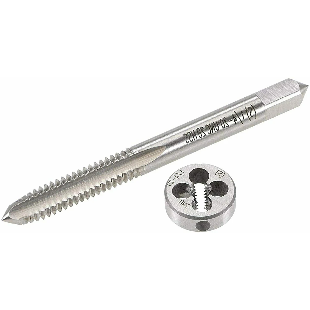 

1/4"-20UNC Machine Thread Tap & Die Set HSS Right Hand Thread 1/4"-20 TPI：20 Herramientas Drilling Ferramentas Utensili