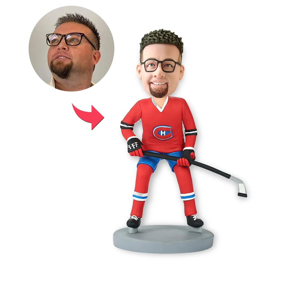 

Индивидуальные пупсы для хоккеяста, персонализированные пупсы, настольные украшения, уникальные подарки для спортсменов