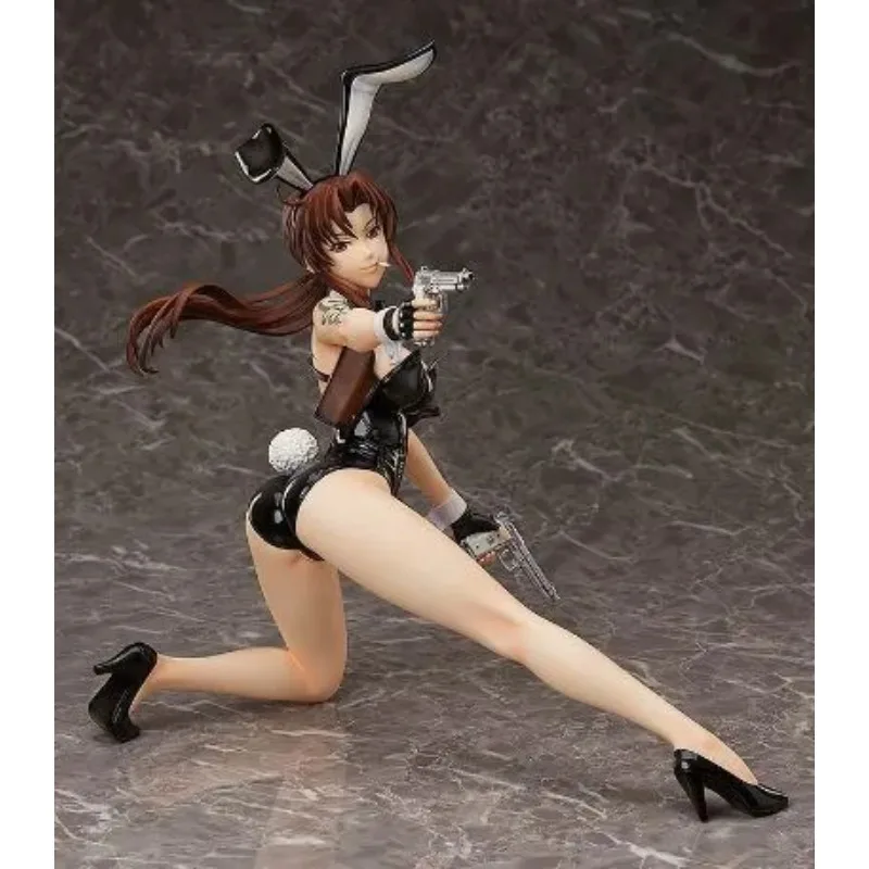 Genuine in Stock FREEing B-STYLE 1/4 Revy Bareleg Bunny Ver. Black Lagoon Figure，Decoration, Model Gifts