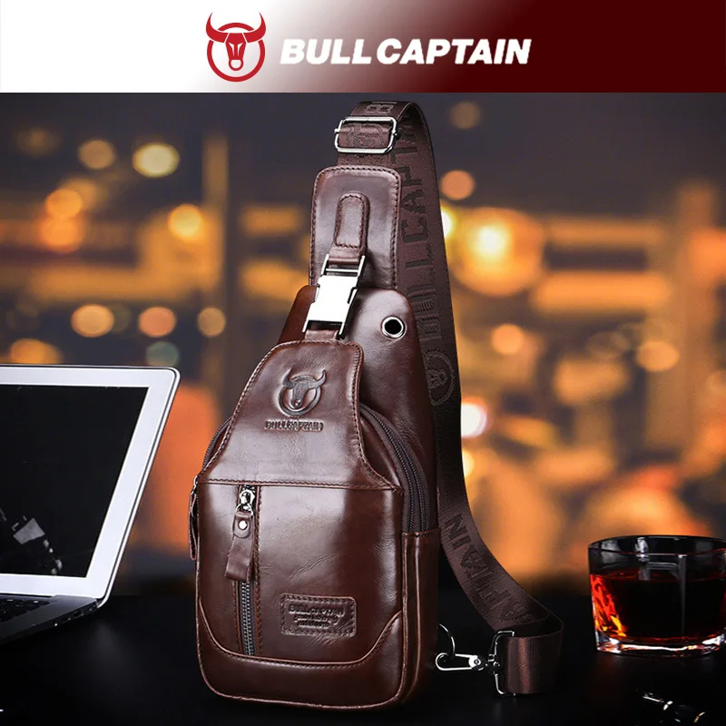 

Genuine leather men's bag, single-shoulder bag, horizontal business casual, top-grain cowhide men's bag, crossbody backpack 2025