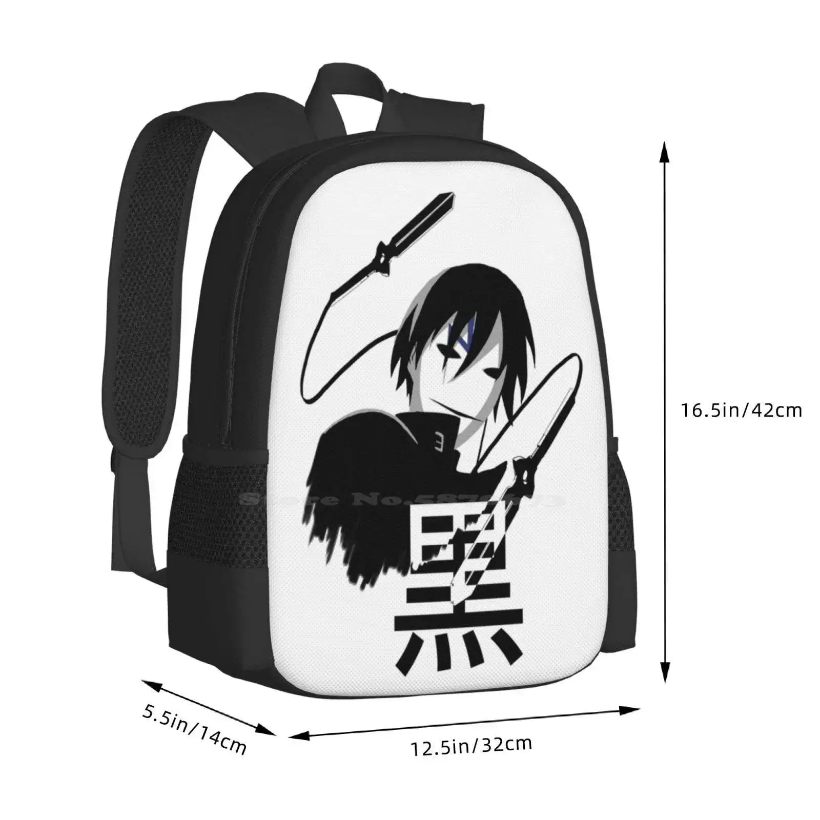 Darker Hot Sale Backpack Fashion Bags Darker Than Black Hei Anime Manga