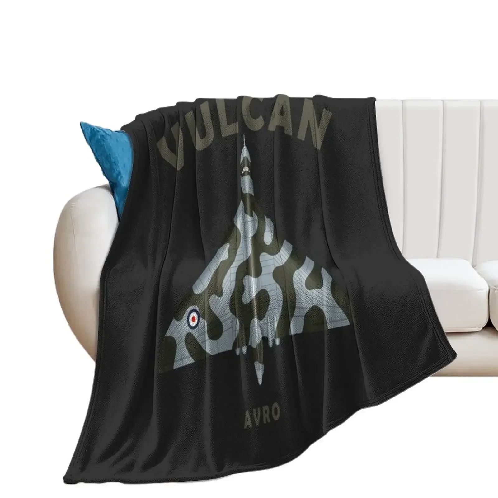 The Vulcan Bomber Blueprint Throw Blanket For Sofa Thin Sofas Blankets