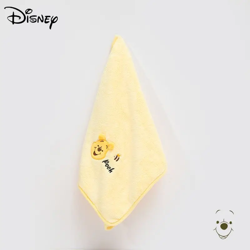 Disney Winnie The Pooh Coral Fleece Dry Hair Cap Cartoon Cute Quick Drying Absorb Water Child Shower Cap Towel Party Gift