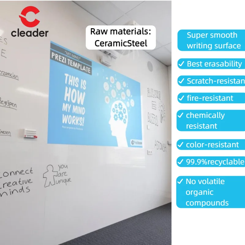 Slide the Whiteboard of the Writing BoardWhiteboard Dry Erase Board with Pen Holder Whiteboard Eraser Water-based Pen