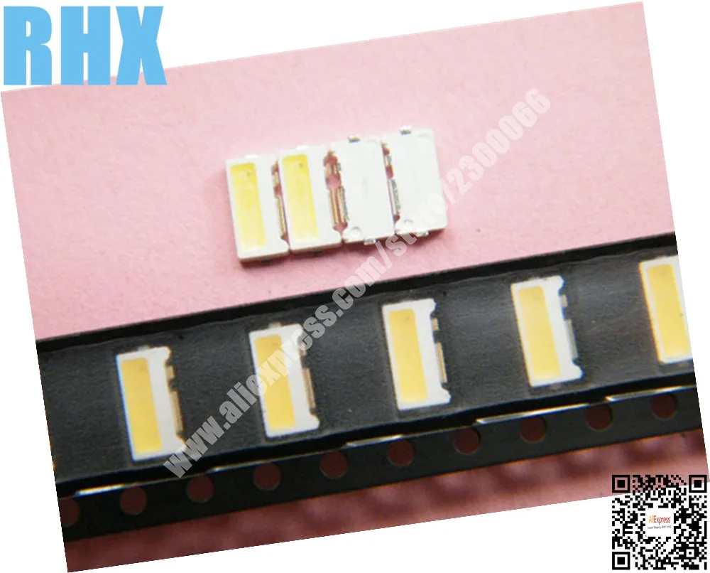 200piece/lot For repair LCD TV LED backlight Article lamp SMD LEDs Side shine 3V 7032 150MA Cold white light emitting diode