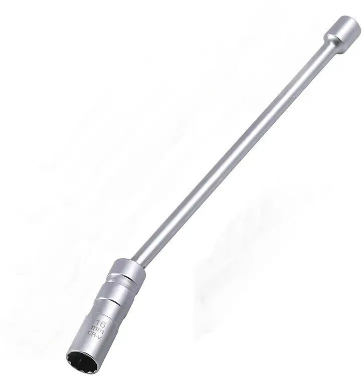 Magnetischer Zündkerzenschlüssel, Schraubenschlüssel-Adapter, drehbar, lange Verlängerung, installieren, ersetzen, Reparatursatz, Drehmoment entfernen, Lückenwerkzeug – Detail 6