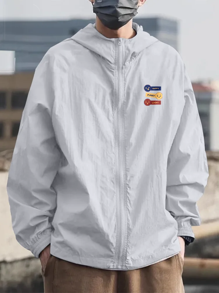 سترة صيد خفيفة الوزن للرجال من جينزويست للحماية من الأشعة فوق البنفسجية في الصيف، مع حماية UPF50، سترة خارجية فضفاضة مزينة بس... #3