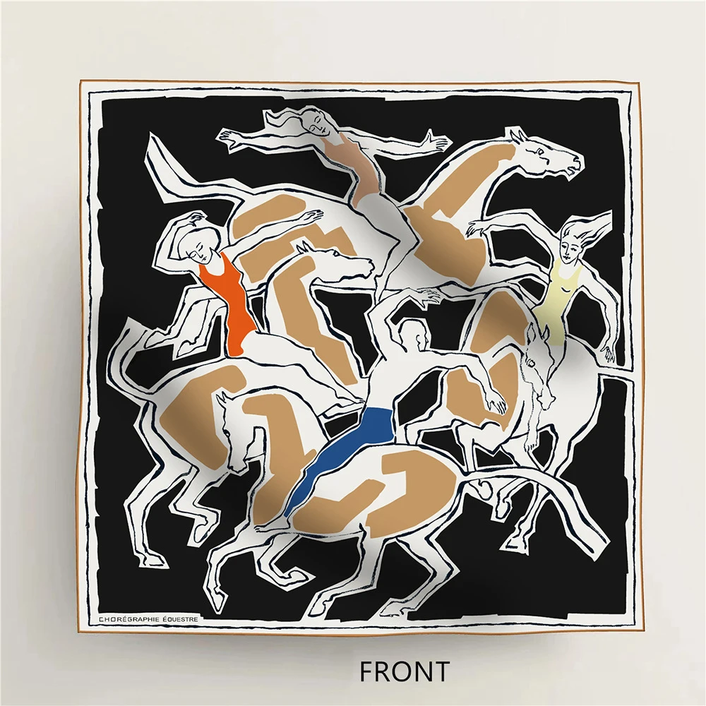 

Роскошный дизайнерский шелковый шарф 90 см, женские шарфы ручной работы, двусторонние шали, сумка, пояс, аксессуары, женский рождественский подарок