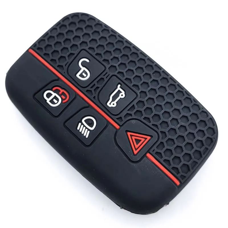 Auto-Funkschlüssel-Gehäuseabdeckung, FOB-Gehäuse für Land Rover Range Rover Sport Evoque Freelander Velar Discovery 4, Jaguar XE XJ XF Gitarre