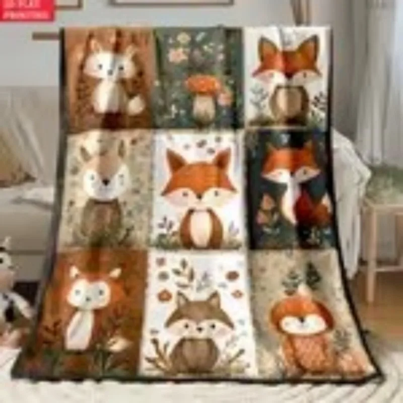 Best-selling Halloween fleece blanket, thick summer nap blanket, sofa blanket